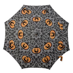 Pumpkin Pattern Hook Handle Umbrellas (medium) by NerdySparkleGoth
