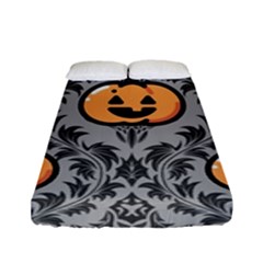 Pumpkin Pattern Fitted Sheet (full/ Double Size) by NerdySparkleGoth