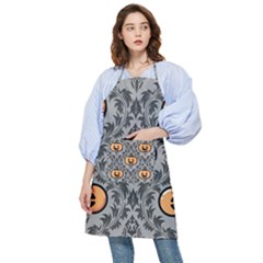 Pumpkin Pattern Pocket Apron by InPlainSightStyle