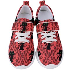 Cat Pattern Women s Velcro Strap Shoes by NerdySparkleGoth