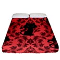 Cat Pattern Fitted Sheet (Queen Size) View1