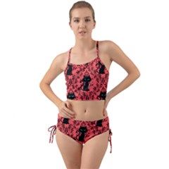 Cat Pattern Mini Tank Bikini Set by NerdySparkleGoth