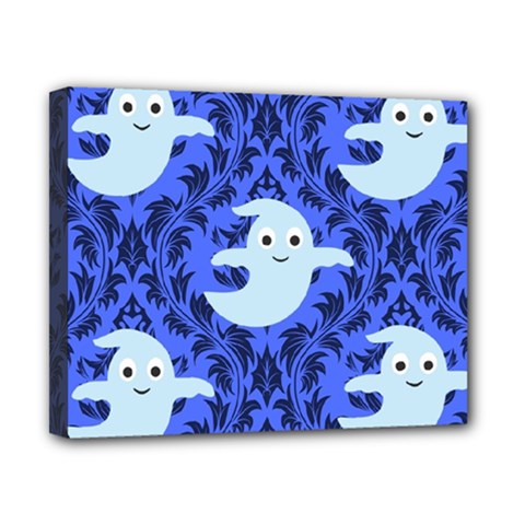 Ghost Pattern Canvas 10  X 8  (stretched) by NerdySparkleGoth
