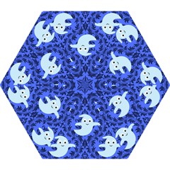 Ghost Pattern Mini Folding Umbrellas by NerdySparkleGoth