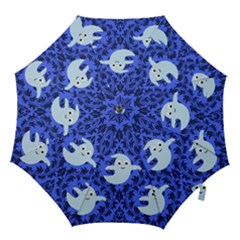 Ghost Pattern Hook Handle Umbrellas (medium) by NerdySparkleGoth
