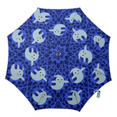 Ghost Pattern Hook Handle Umbrellas (small) by NerdySparkleGoth