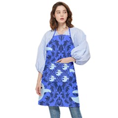 Ghost Pattern Pocket Apron by NerdySparkleGoth