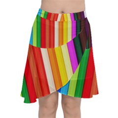 Ultimate Pencil Skirt Chiffon Wrap Front Skirt by hullstuff