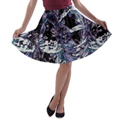 Unraveled A-line Skater Skirt by MRNStudios