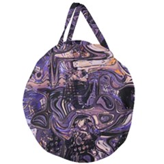 Outcast Giant Round Zipper Tote by MRNStudios