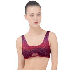 Red Sequins The Little Details Bikini Top by SychEva