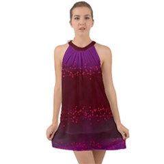 395ff2db-a121-4794-9700-0fdcff754082 Halter Tie Back Chiffon Dress by SychEva