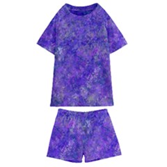 Speckled Kids  Swim Tee And Shorts Set by kiernankallan