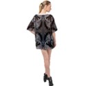 Lunar Phases Oversized Chiffon Top View2