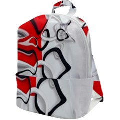 Modern Art Zip Up Backpack by Sparkle