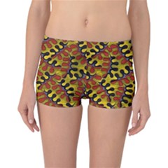 Modern Zippers Reversible Boyleg Bikini Bottoms by Sparkle