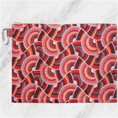 Digital Waves Canvas Cosmetic Bag (xxxl) by Sparkle