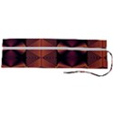 Digital diamonds Roll Up Canvas Pencil Holder (L) View2