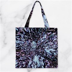 Rocky Zipper Grocery Tote Bag by MRNStudios