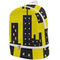 Skyline-city-building-sunset Zip Bottom Backpack View1
