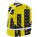 Skyline-city-building-sunset Zip Bottom Backpack View2