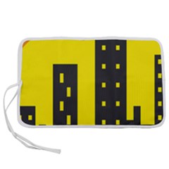 Skyline-city-building-sunset Pen Storage Case (s) by Sudhe