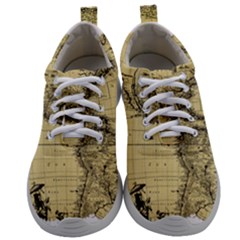 Map-vintage-old-ancient-antique Mens Athletic Shoes by Sudhe