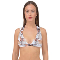 Rag-flats-onion-flats-llc-architecture-drawing Graffiti-architecture Double Strap Halter Bikini Top by Sudhe