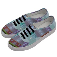Amsterdam-landmark-landscape Men s Classic Low Top Sneakers by Sudhe