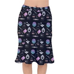 Pastel Goth Witch Short Mermaid Skirt by NerdySparkleGoth