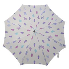 Purple And Blue Cacti Hook Handle Umbrellas (small) by SychEva