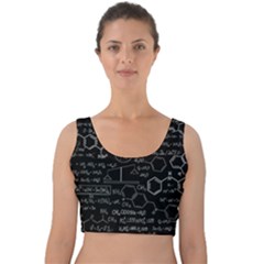 Medical Biology Detail Medicine Psychedelic Science Abstract Abstraction Chemistry Genetics Velvet Crop Top by Sudhe