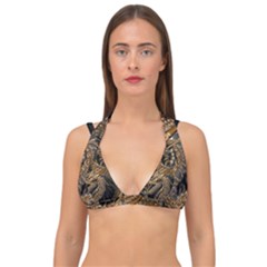 Fantasy Dragon Pentagram Double Strap Halter Bikini Top by Sudhe