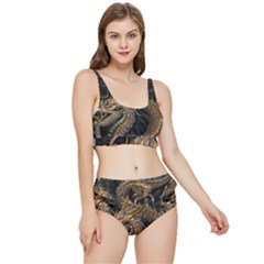 Fantasy Dragon Pentagram Frilly Bikini Set by Sudhe
