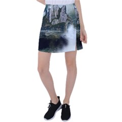 Sea-island-castle-landscape Tennis Skirt by Sudhe
