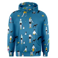 Girls Walk With Their Dogs Men s Core Hoodie by SychEva