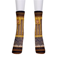 Radio-old-tube-radio-nostalgia Men s Crew Socks by Sudhe