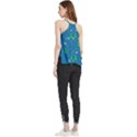 Funny Aliens With Spaceships Flowy Camisole Tank Top View2