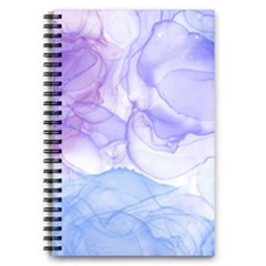 Purple And Blue Alcohol Ink  5 5  X 8 5  Notebook by Dazzleway