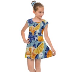 Floral Kids  Cap Sleeve Dress by Sparkle