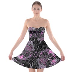 Punk Cyclone Strapless Bra Top Dress by MRNStudios