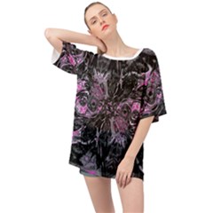 Punk Cyclone Oversized Chiffon Top by MRNStudios