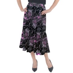 Punk Cyclone Midi Mermaid Skirt by MRNStudios