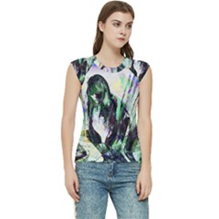 In Orbit Women s Raglan Cap Sleeve Tee by MRNStudios