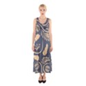 Folk flowers pattern  Sleeveless Maxi Dress View1