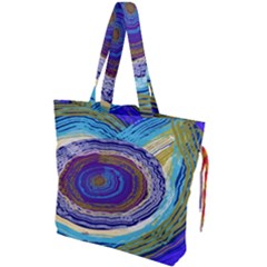 Swirls Drawstring Tote Bag by kiernankallan