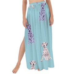 Dalmatians Are Cute Dogs Maxi Chiffon Tie-up Sarong by SychEva