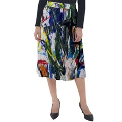 Snow In A City-1-1 Classic Velour Midi Skirt  by bestdesignintheworld