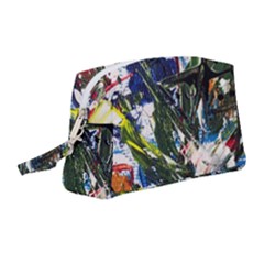 Snow In A City-1-1 Wristlet Pouch Bag (medium) by bestdesignintheworld