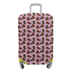 Cute Deer Pattern Pink Luggage Cover (small) by snowwhitegirl